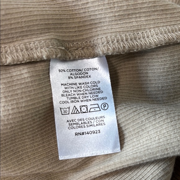 LOFT Brown Ribbed Tank Top - Picture 4 of 4